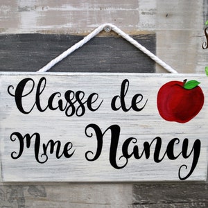 Teacher gift, classroom door plaque, classroom sign, door poster, wooden sign, hand painted, wooden poster, panels, wood style