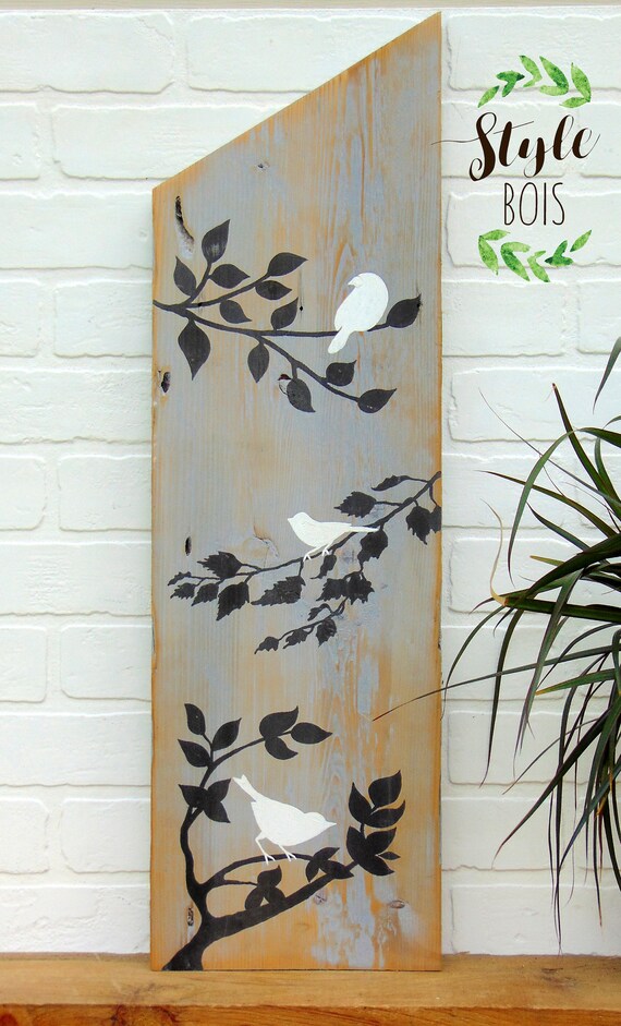 Birds Home Decor Bird Decoration House Wooden Sign Wood Etsy