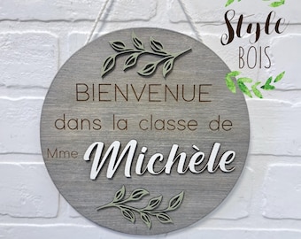 Teacher gift, classroom door sign, classroom sign, door poster, wooden sign, hand-painted, wooden poster, signs, wood style