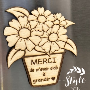 Teacher, educator, teacher souvenir, educator souvenir, engraved magnet, teacher gift, educator gift, wooden magnet, wood style