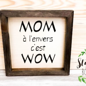 Mom, mom gift, farmhouse, wooden sign, hand painted, wooden poster, wooden decorations, panels, home decoration, wood style