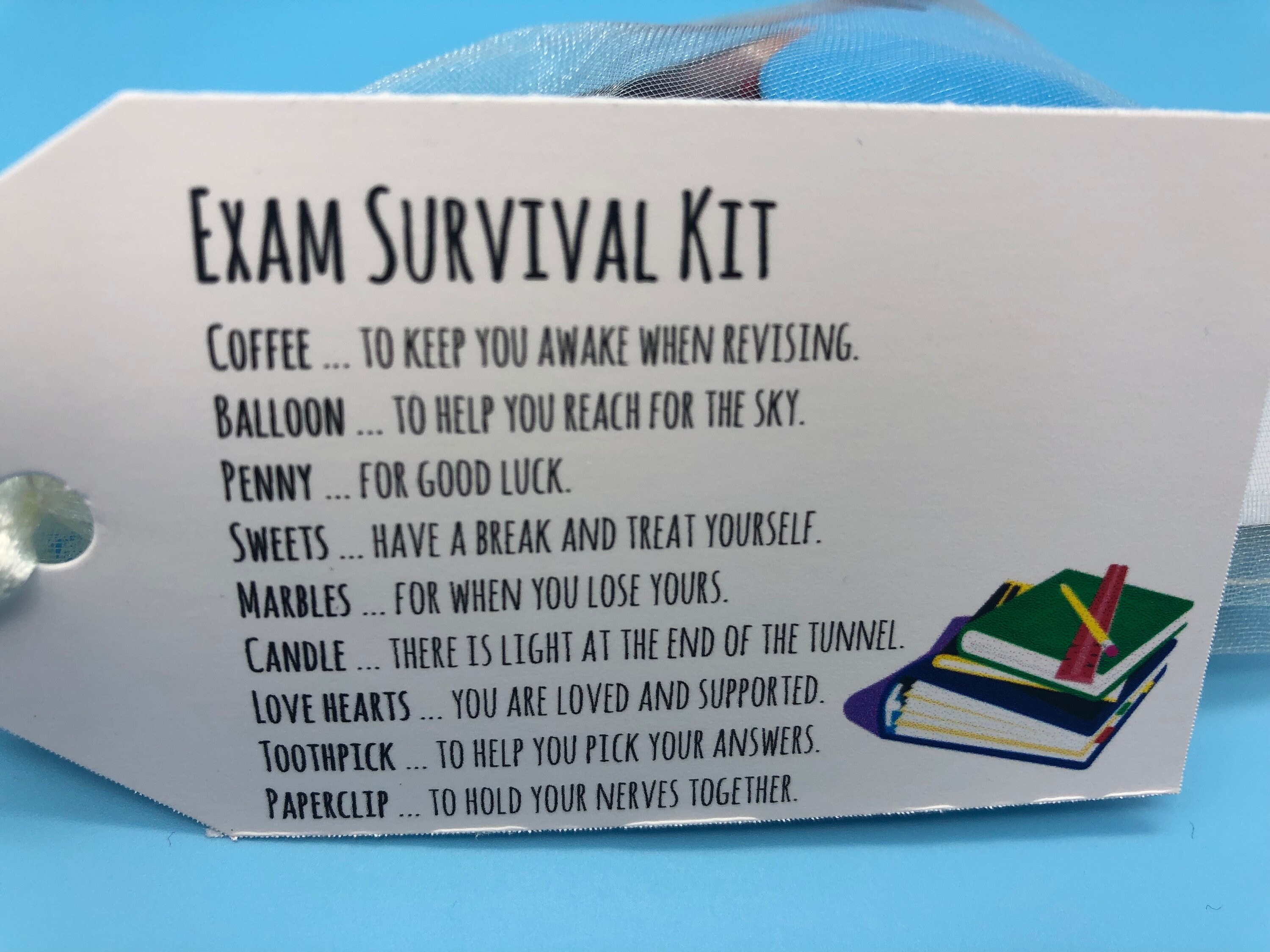 Exam Survival Kit With Motivational Pencils Etsy UK