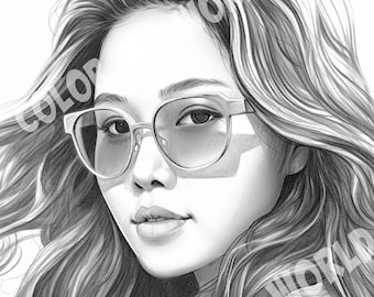 Sheri volwassen kleuren grijstinten