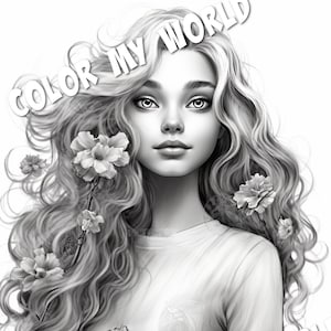 Brittany Greyscale Coloring Page