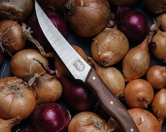 Fillet Knife with Walnut Handle – Flexible Blade for Fish and Meat