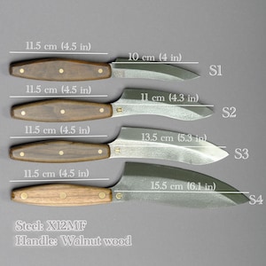 Kitchen knife set of 4 size Kitchen gift Unique kitchen knife