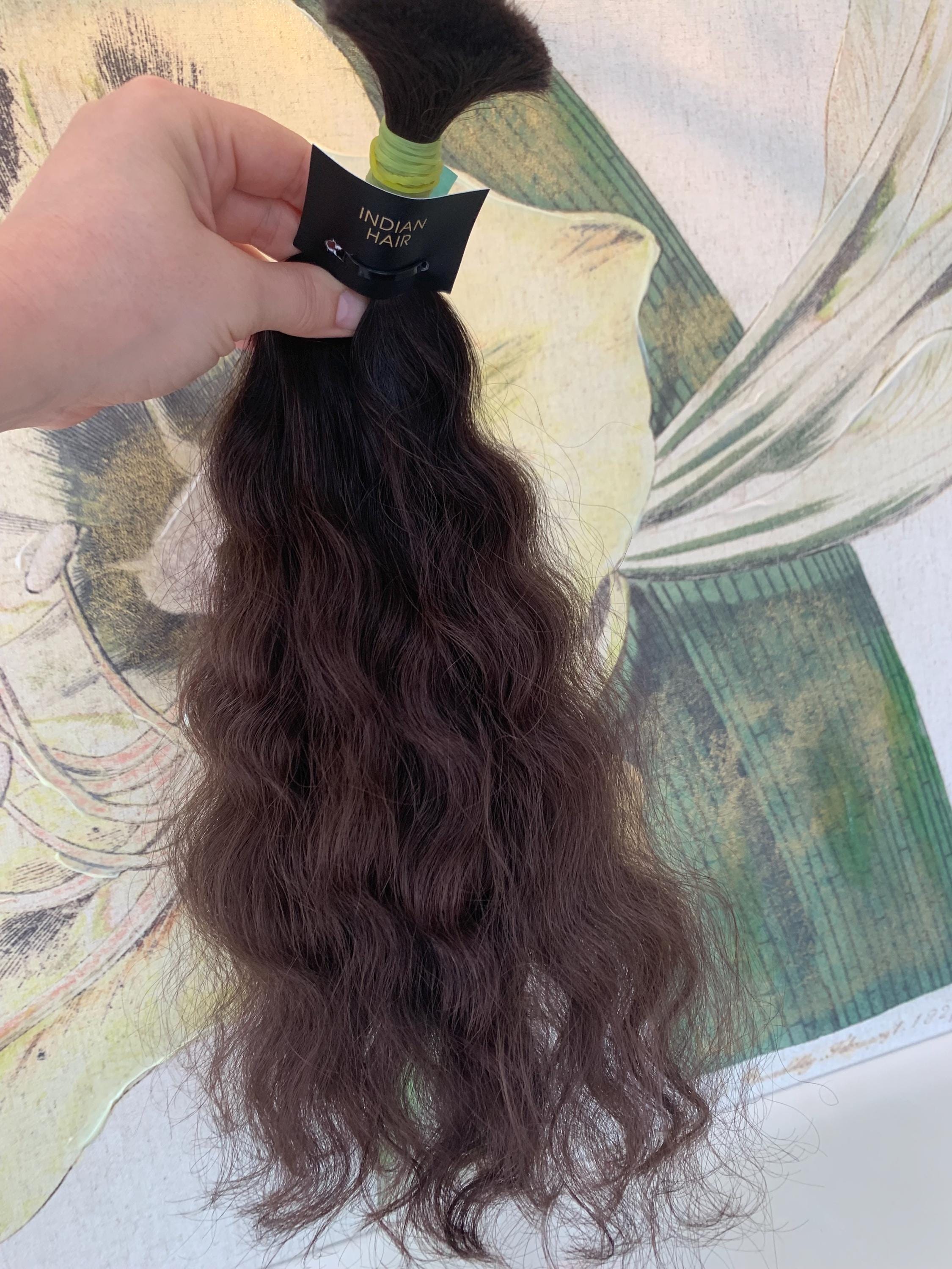 Indian Remy Human Hair Extensions - SUMMER SALE!! Buy Raw Indian Wavy Hair Bundle (100% Unprocessed Natural  main image 3