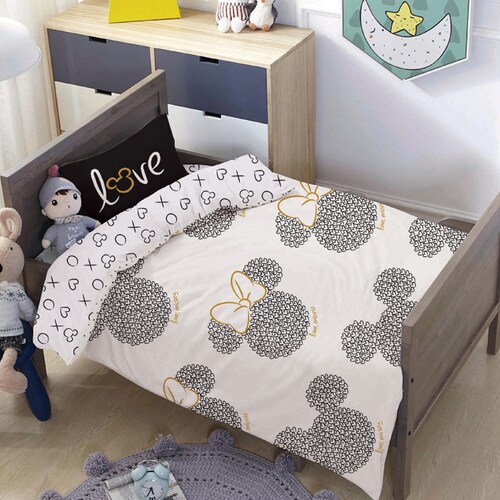 Disney Minnie Mouse Gold 3piece Toddler Fitted Crib and Etsy