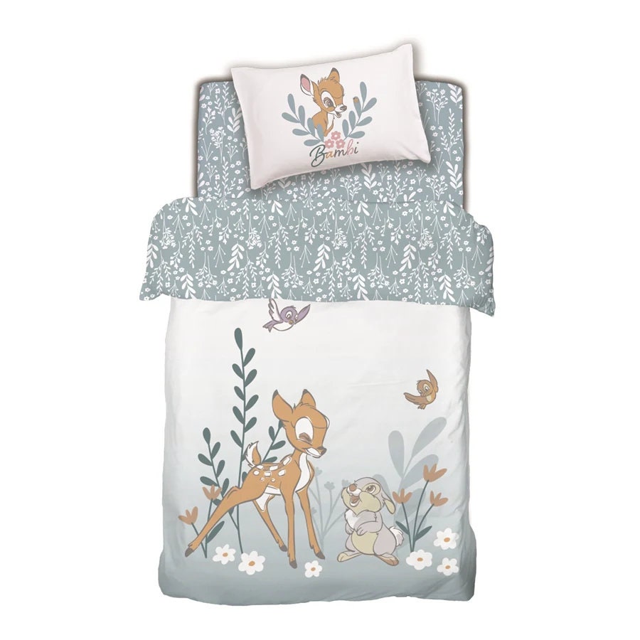 Bambi and Friends Bedding Set 3 piece Toddler 100 Cotton Fitted