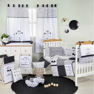 panda crib bedding set