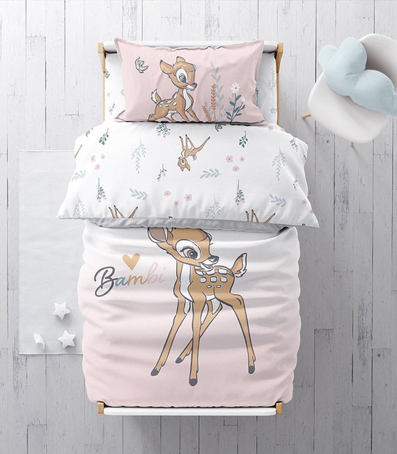 Pink Dearest Bambi Toddler Bedding Set 