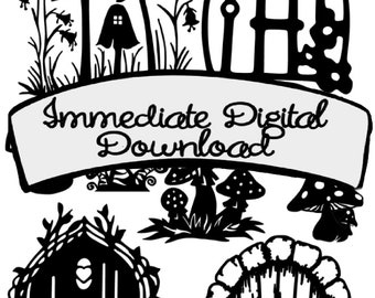 Download Fairy Door Svg Etsy PSD Mockup Templates