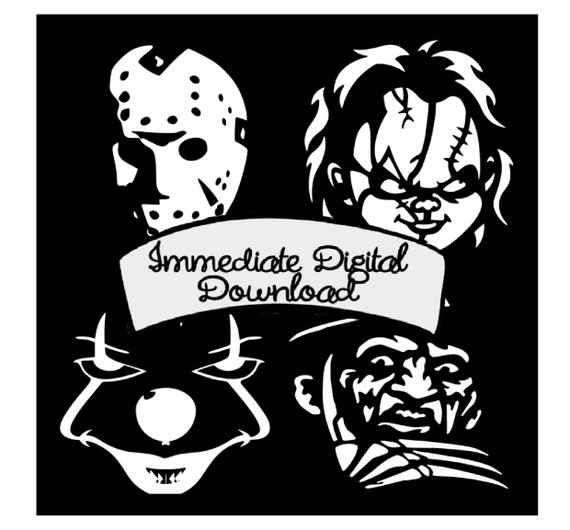 Download SVG Digital Download Halloween Horror Film Shadow Box .svg ...