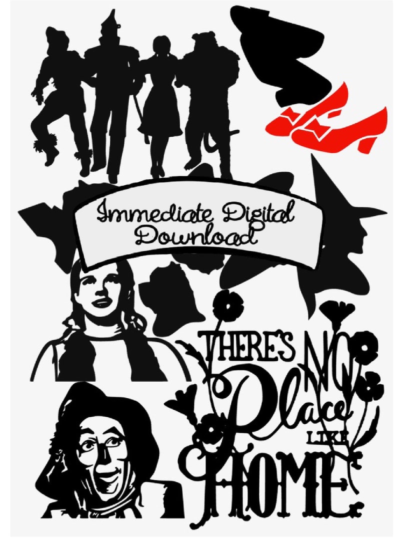 Download SVG Digital Download Wizard of Oz bundle .svg for | Etsy