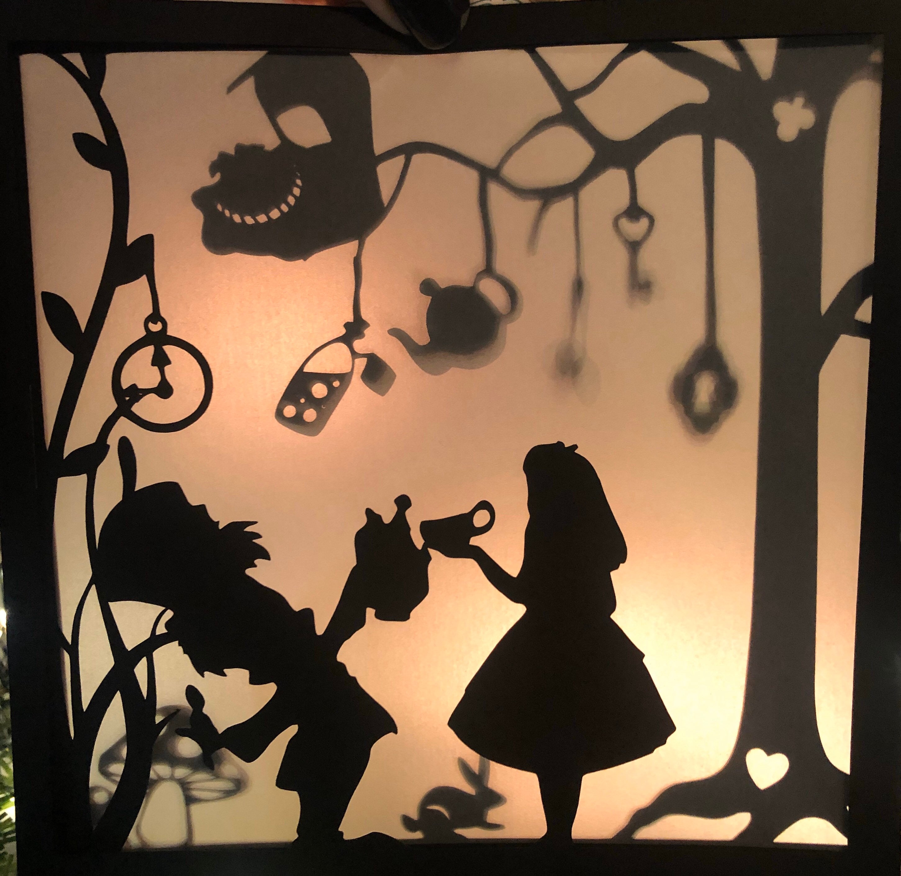 Download Svg Digital Download Alice In Wonderland Svg File For Shadow Etsy