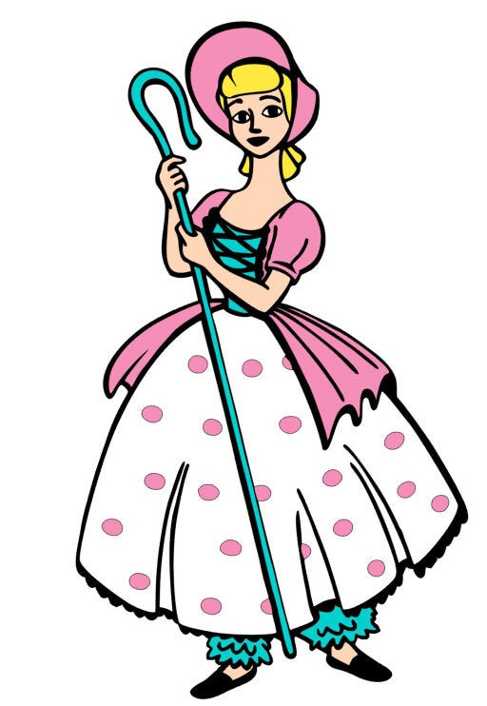 SVG Digital Download Toy Story Bo Peep digital cutting file | Etsy