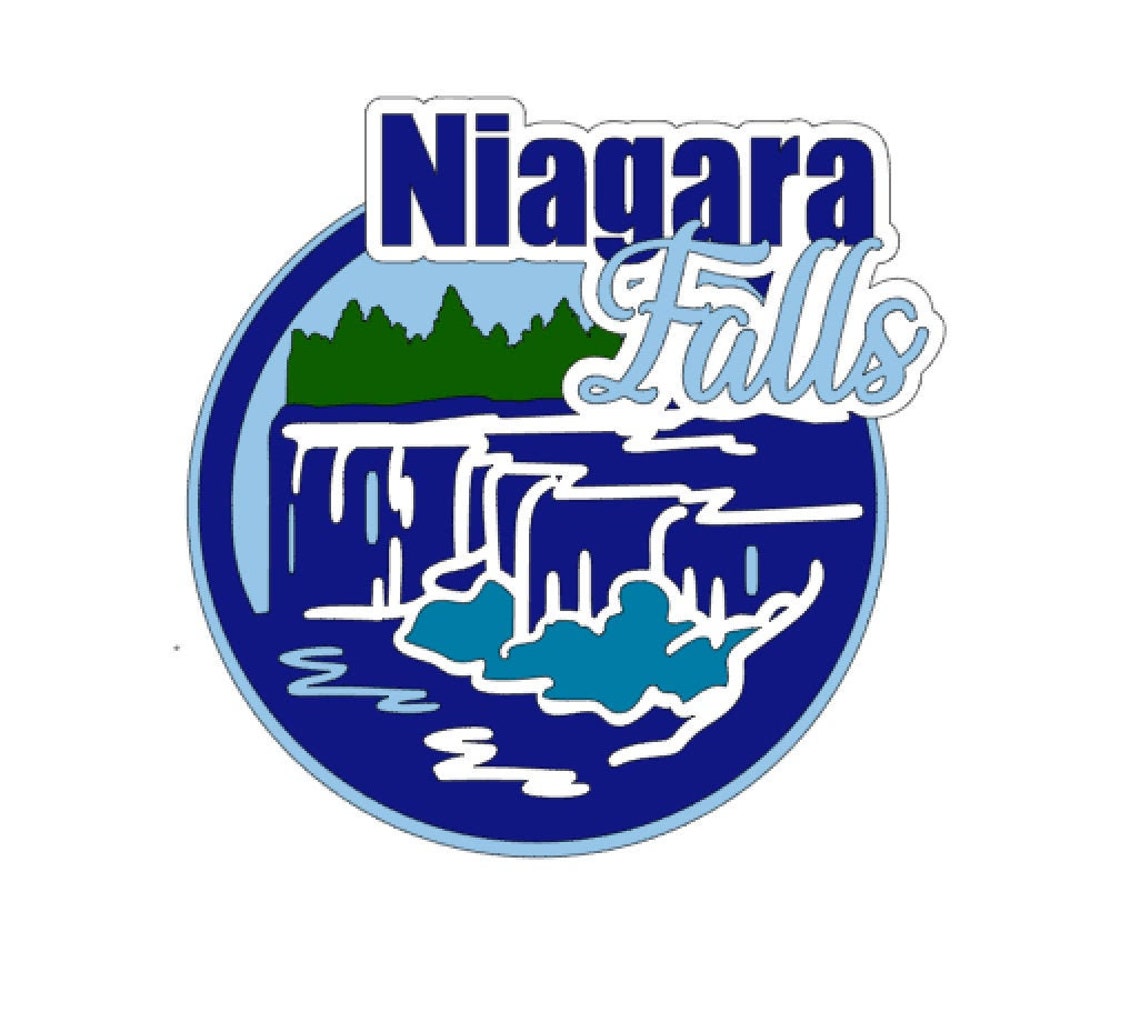 SVG Niagara Falls Scrapbook Title Digital Cutting File .svg Etsy