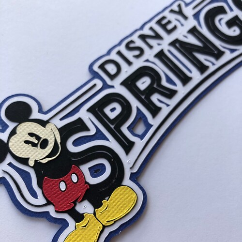 Springs Scrapbook Title Die Cut - Etsy