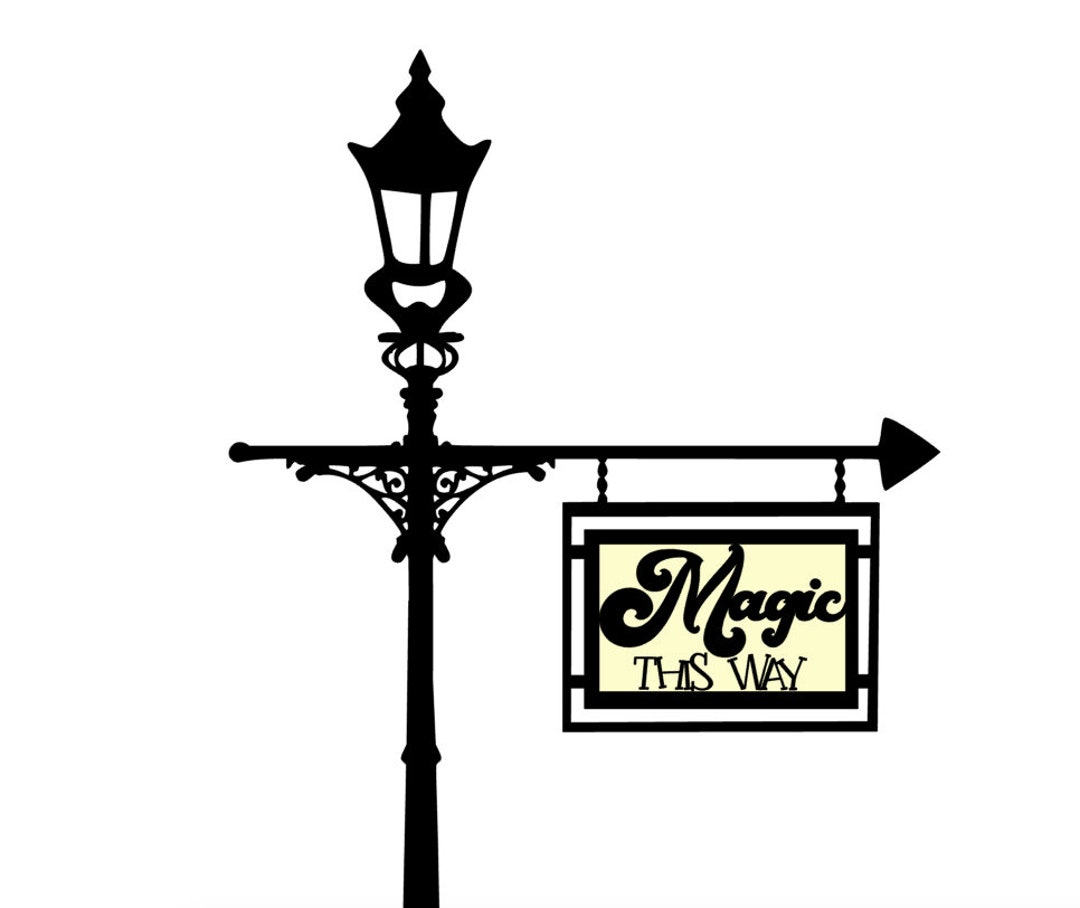 Lamp Post Sign SVG Digital Download Digital Cutting File .svg for