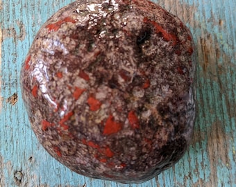 Great Lakes Pudding Stone - Pebble Jasper Conglomerate - Paperweight - Aquarium - Terrarium - Garden Decor - Great Lakes Stone