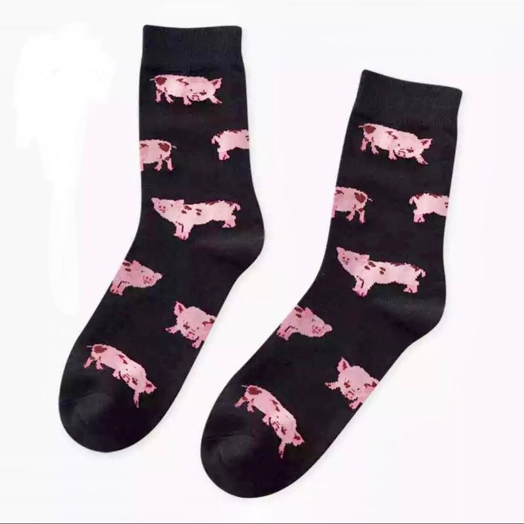 Pig Socks Etsy