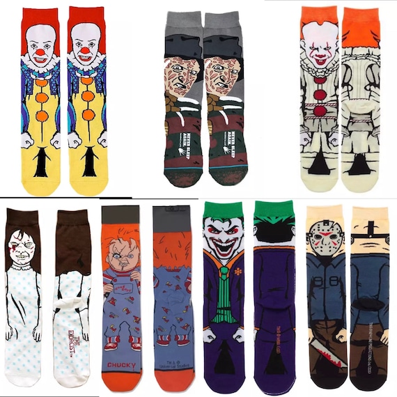 Horror Movie Socks Etsy