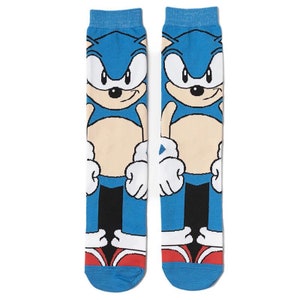 Sonic the Hedgehog 360 casual Character Crew Socks for Men 