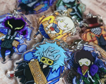 Villain Clear Acrylic Charms