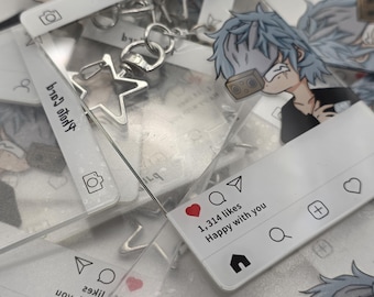 Shiggy Photocard Keychain