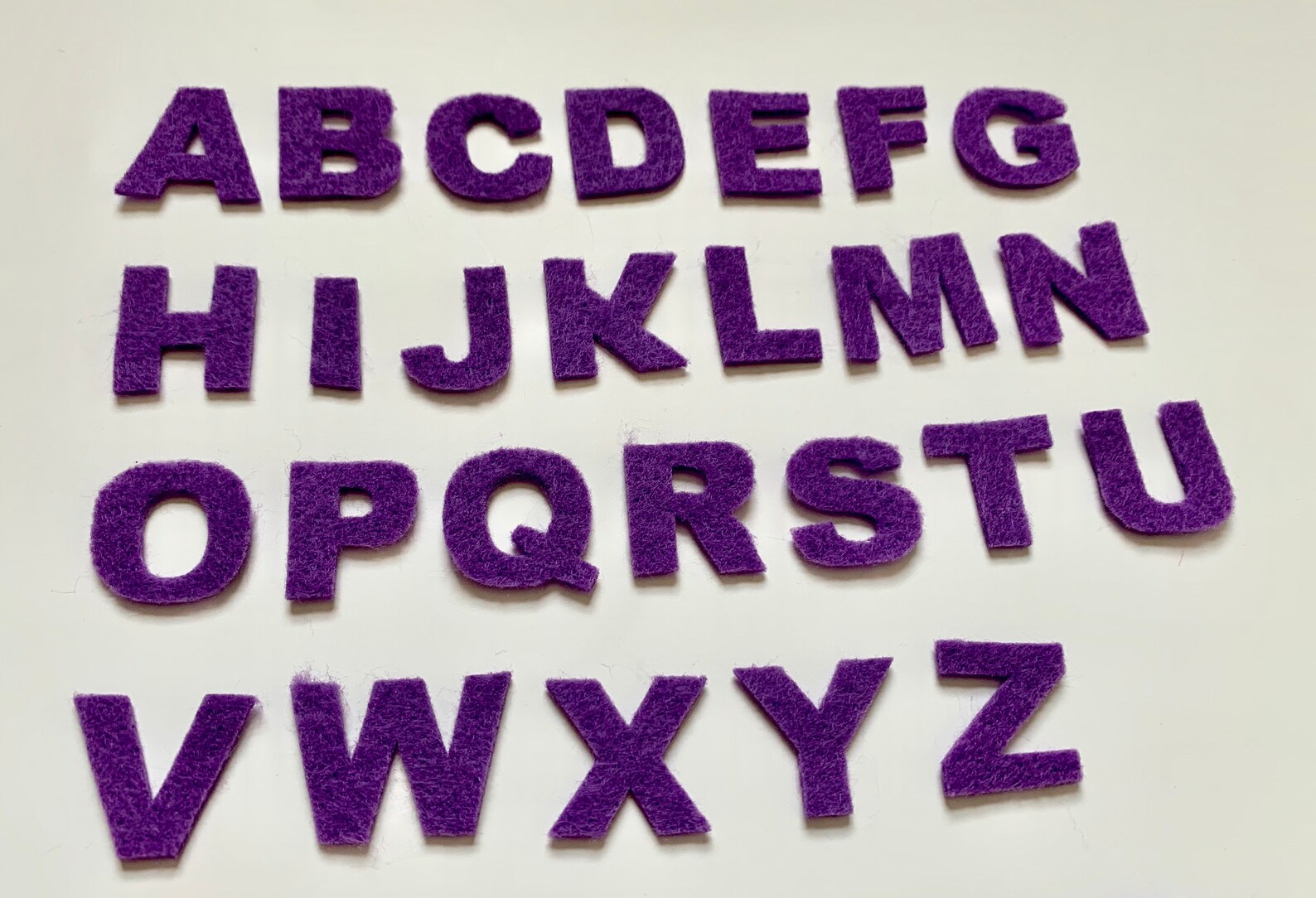 Cut out Felt Letters Felt Alphabet Precut Felt LettersDie Etsy