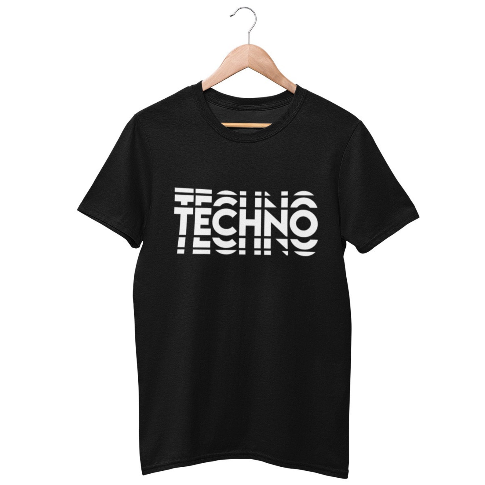 Techno Visual Effect 2 Unisex TShirt Rave Outfit Underground Etsy