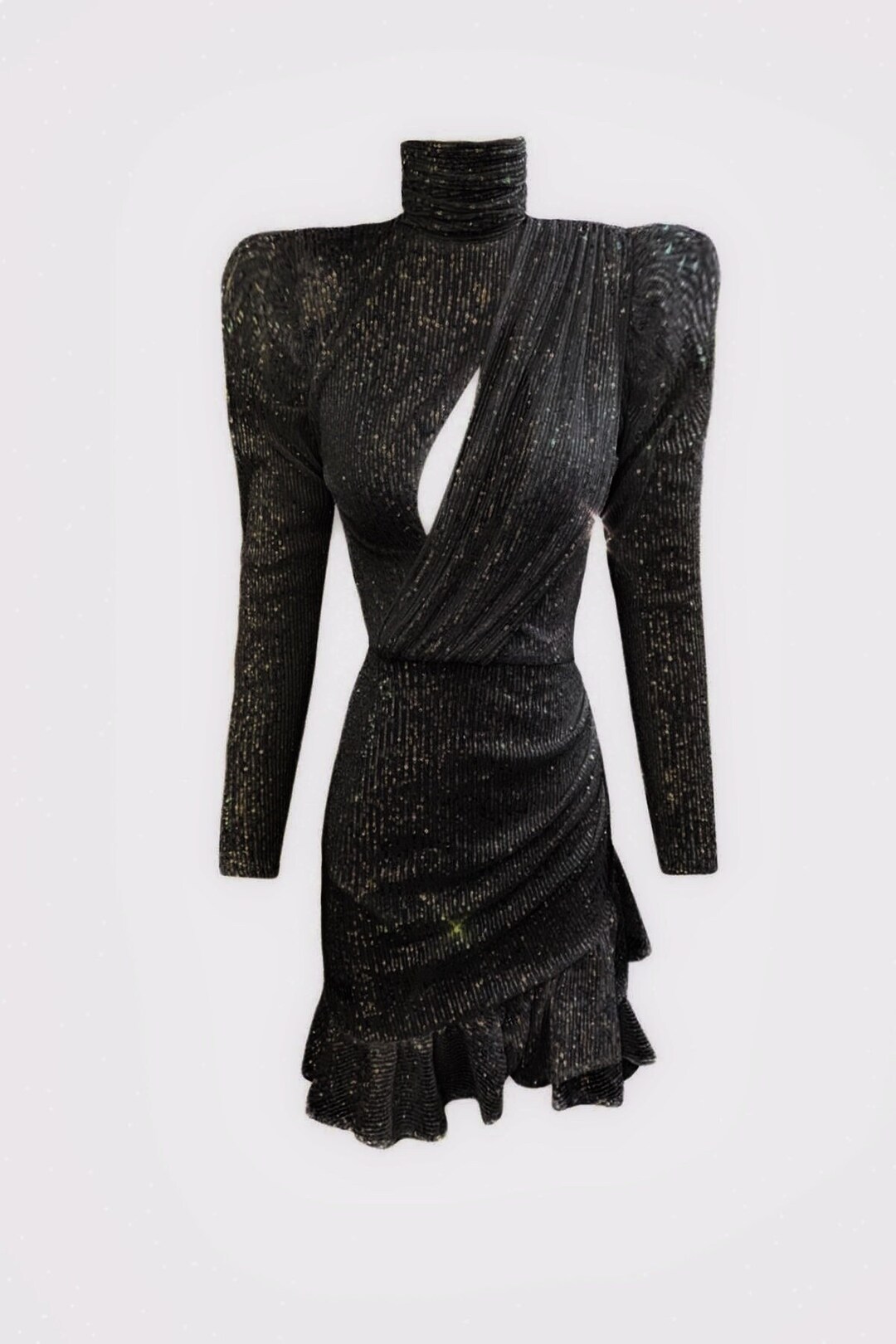 square neck cocktail dress Ash – JS Collections Ballad 6 - Drawer Fabric_Mesh Size::S