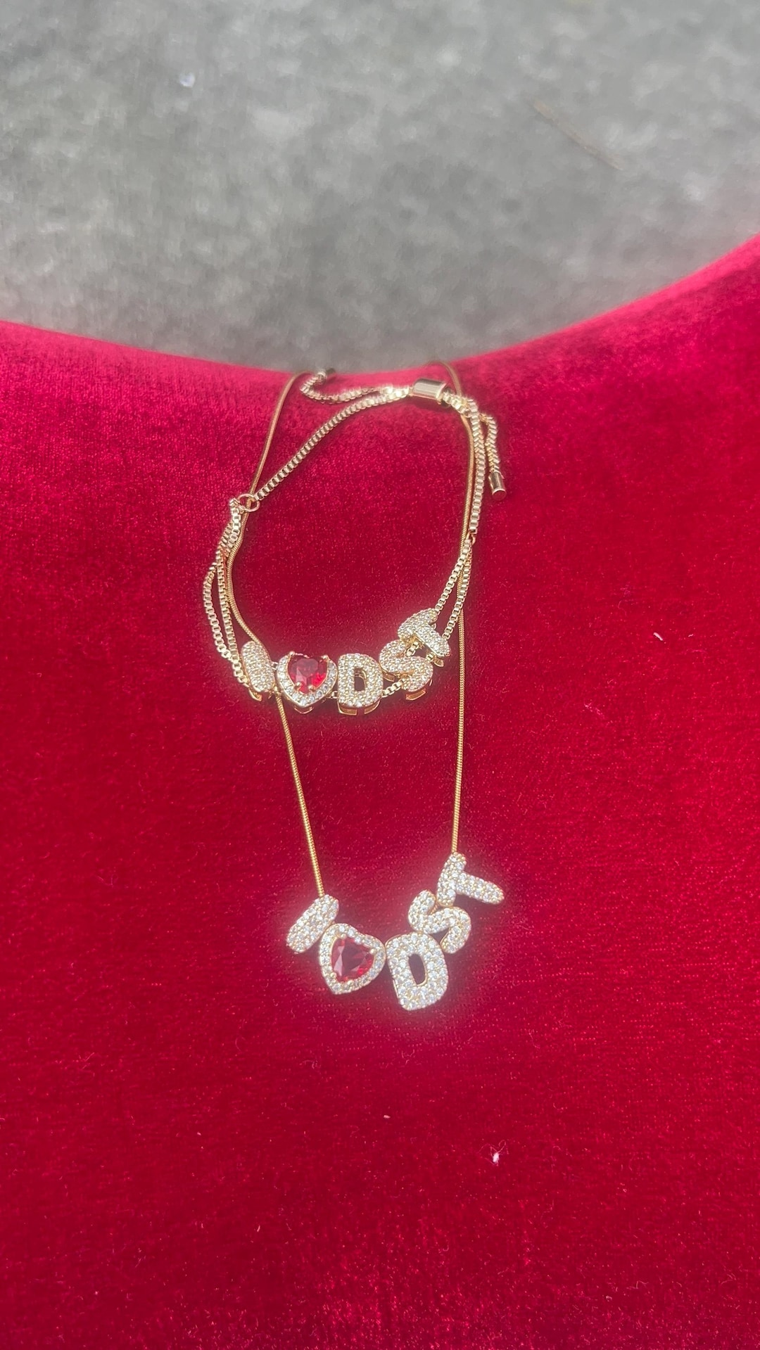DST Necklace &bracelet Set - Etsy