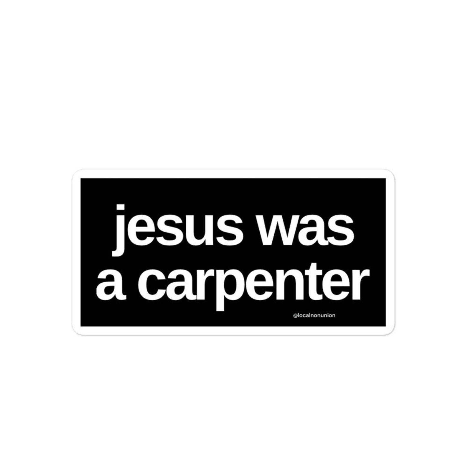 Jesus was a carpenter stickers Etsy