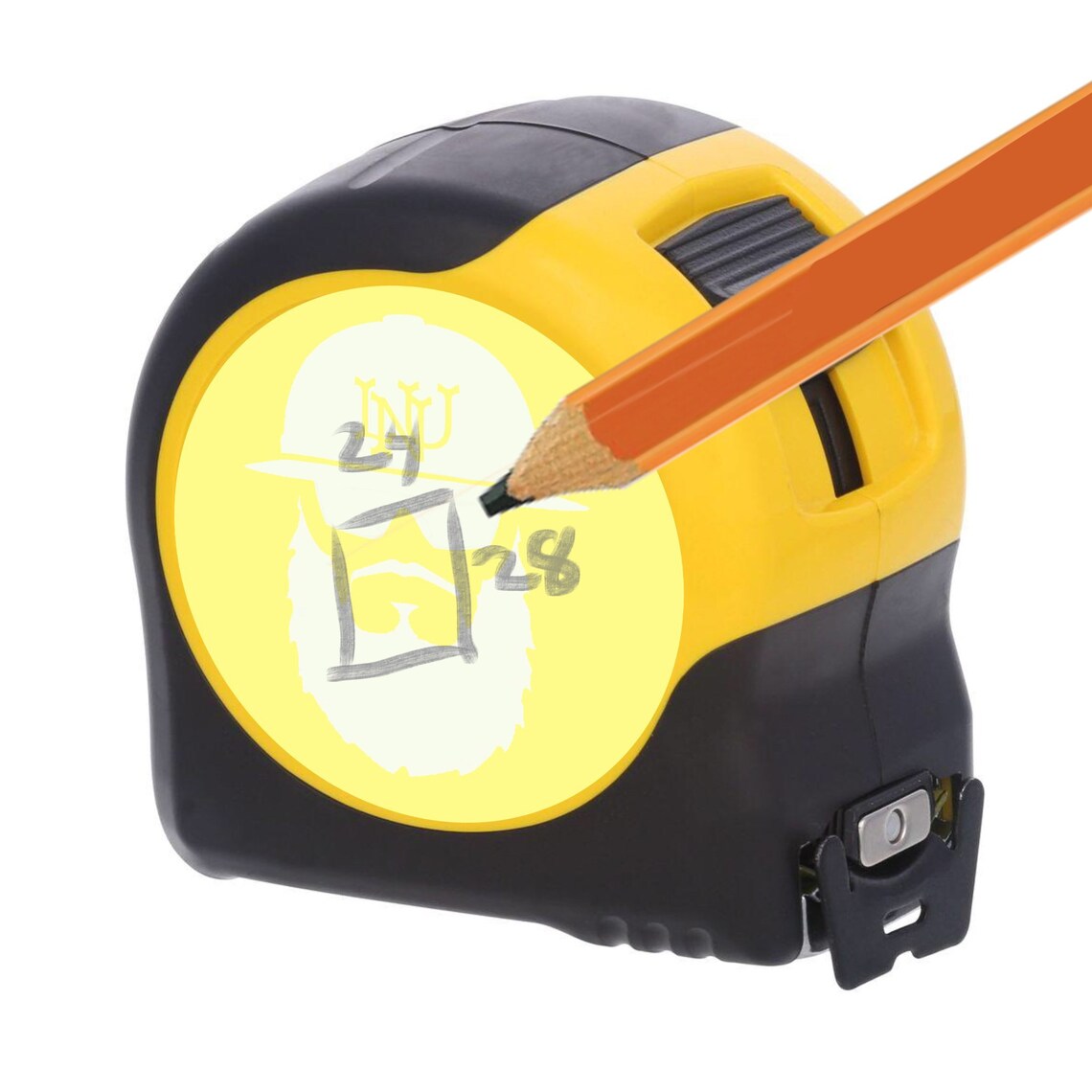 Tape measure note pad vinyl 2.25 sticker Etsy