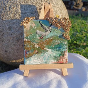 Flying High - Original Mini Acrylic Art on Canvas