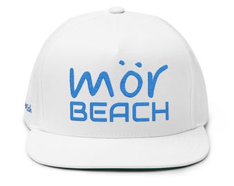 Mörbeach truckerpet 2026 | Neusiedlersee-stijl | Mörbisch hoed blauw wit | Summer Lake Vibes Oostenrijk (Borduurwerk)