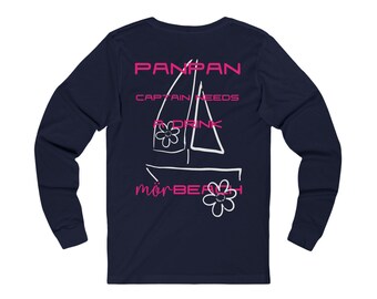 Captain Needs a Drink, grappig zeilshirt, bootfeestshirt, jachtlevenshirt, nautisch zomershirt, PanPan, mörBEACH Design