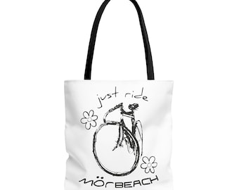 mörBEACH BIKE editie strandtas boodschappentas