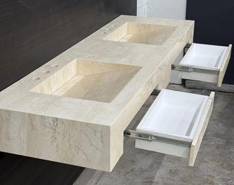 Lavaderos de cemento con base