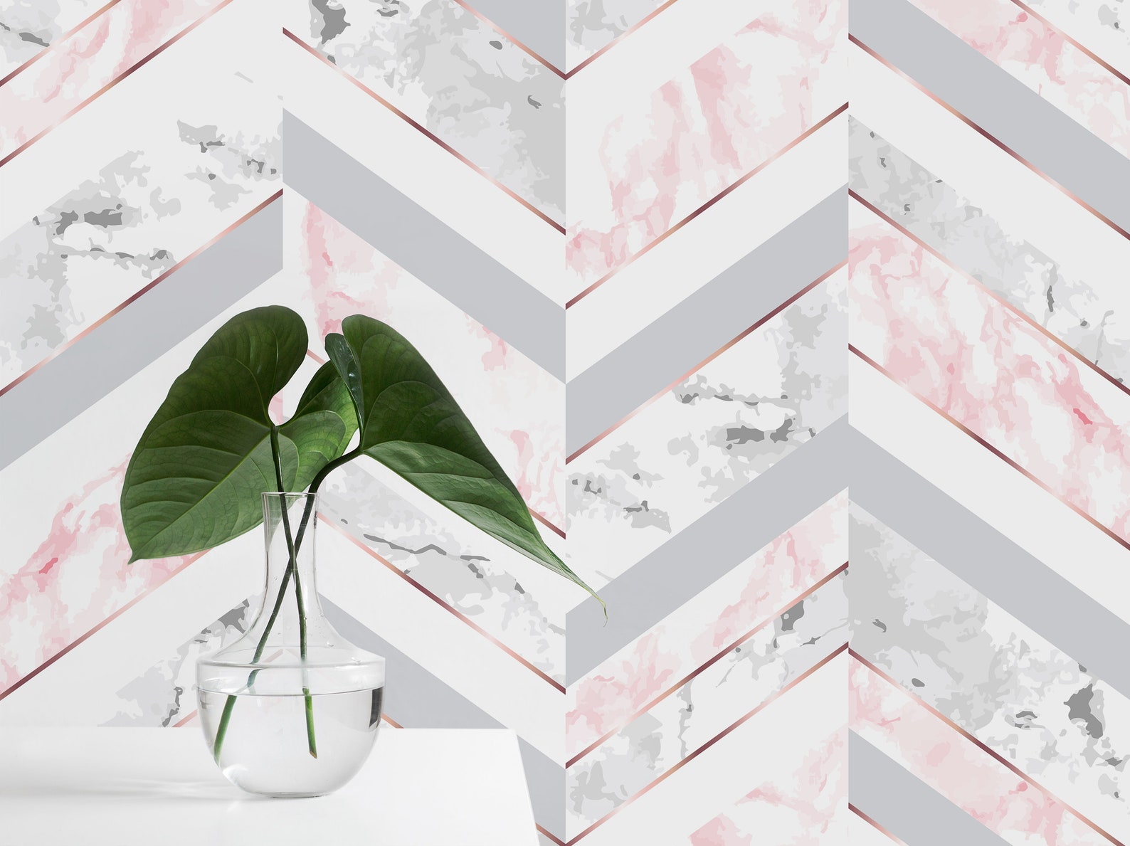 Marble Removable Wallpaper Self Adhesive Wallpaper Geometric Etsy