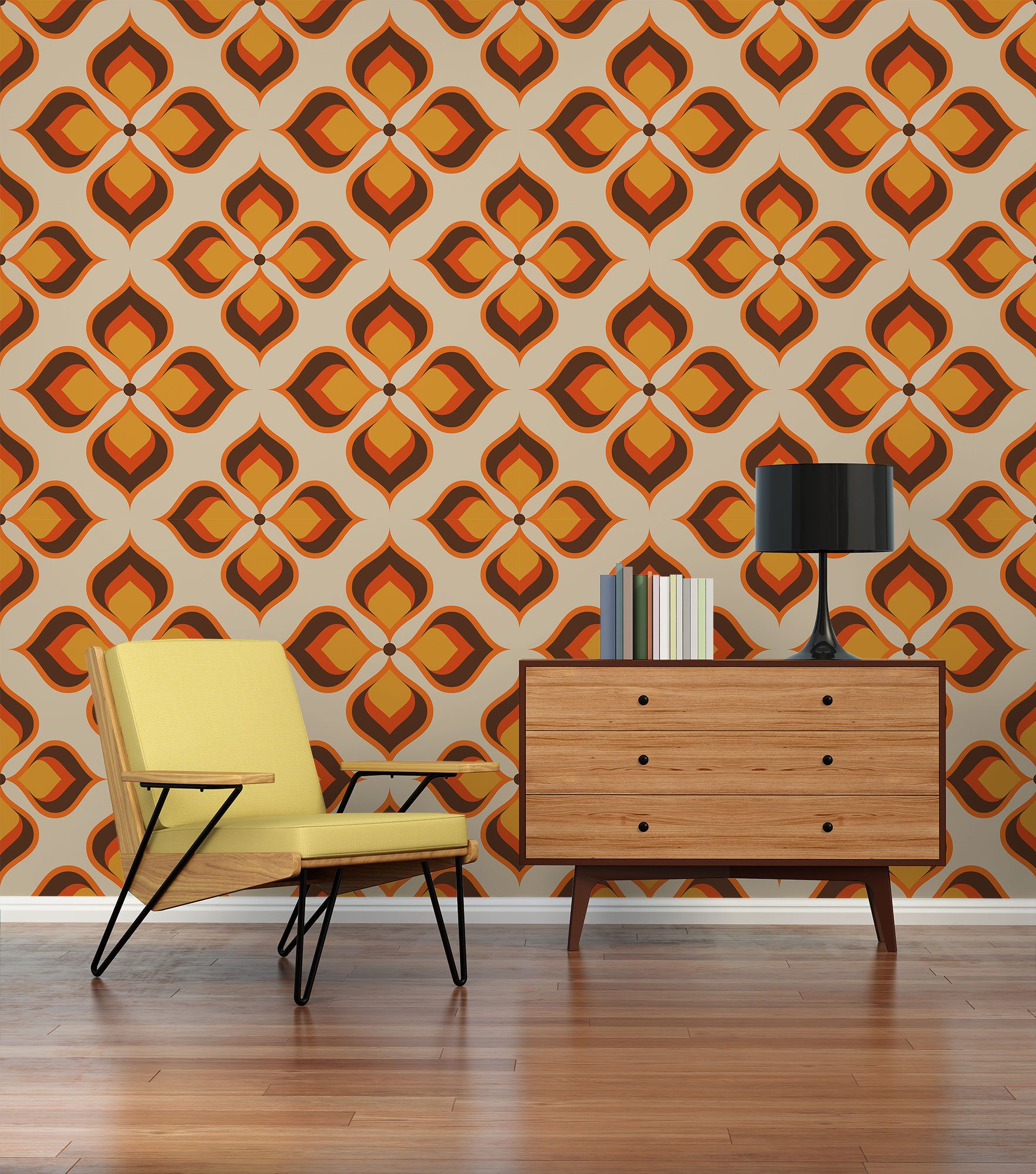70s Wallpaper Peel And Stick
