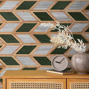 Geometrische Tapete, Retro-Tapete der 1970er Jahre, abstrakte Tapete, abziehen und aufkleben, Vinyl, Wanddekoration, abnehmbare oder traditionelle Tapete