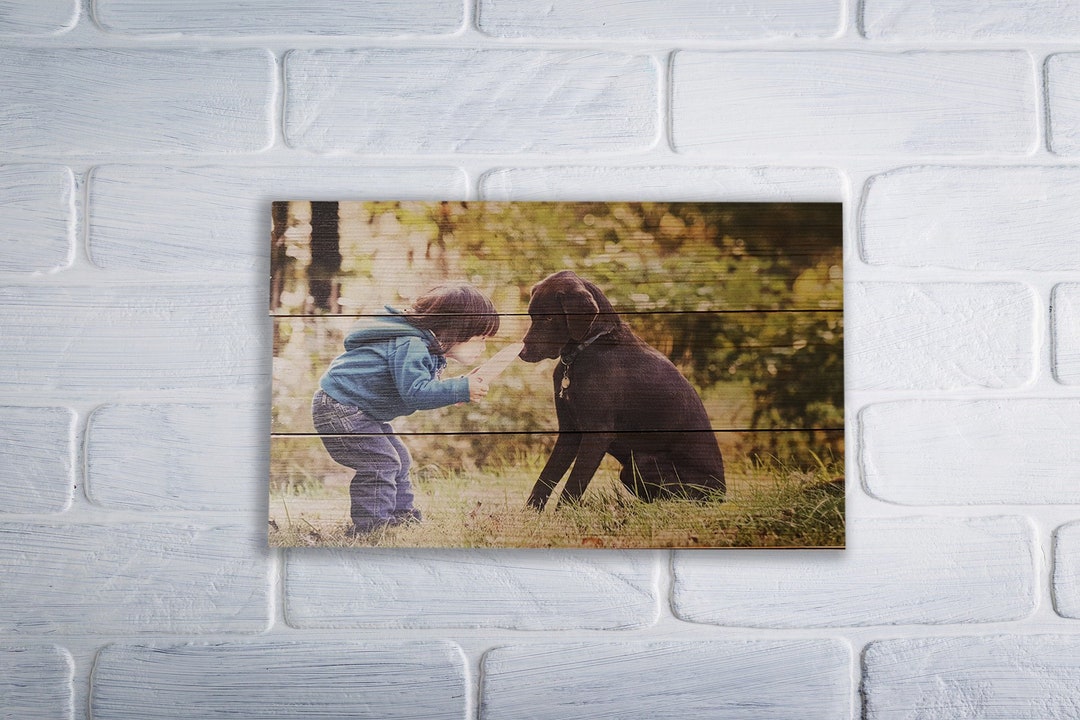 Personalized Wood Art, Photo on Wood, Custom Photo Gift, Photo Pallet