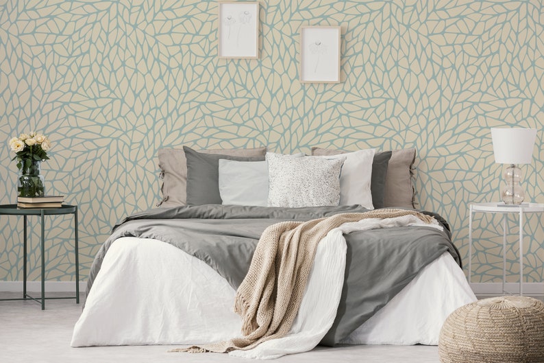 self adhesive wallpaper Abstract web wallpaper temporary wallpaper peel and stick wall mural vector pattern removable wallpaper