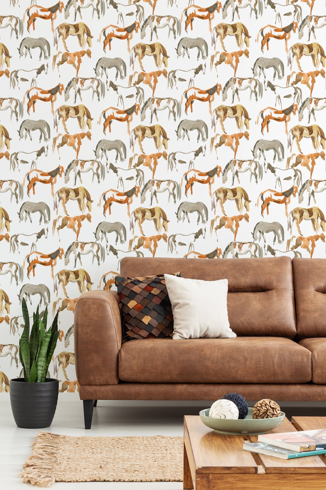 Horse Peel And Stick Wallpapernull