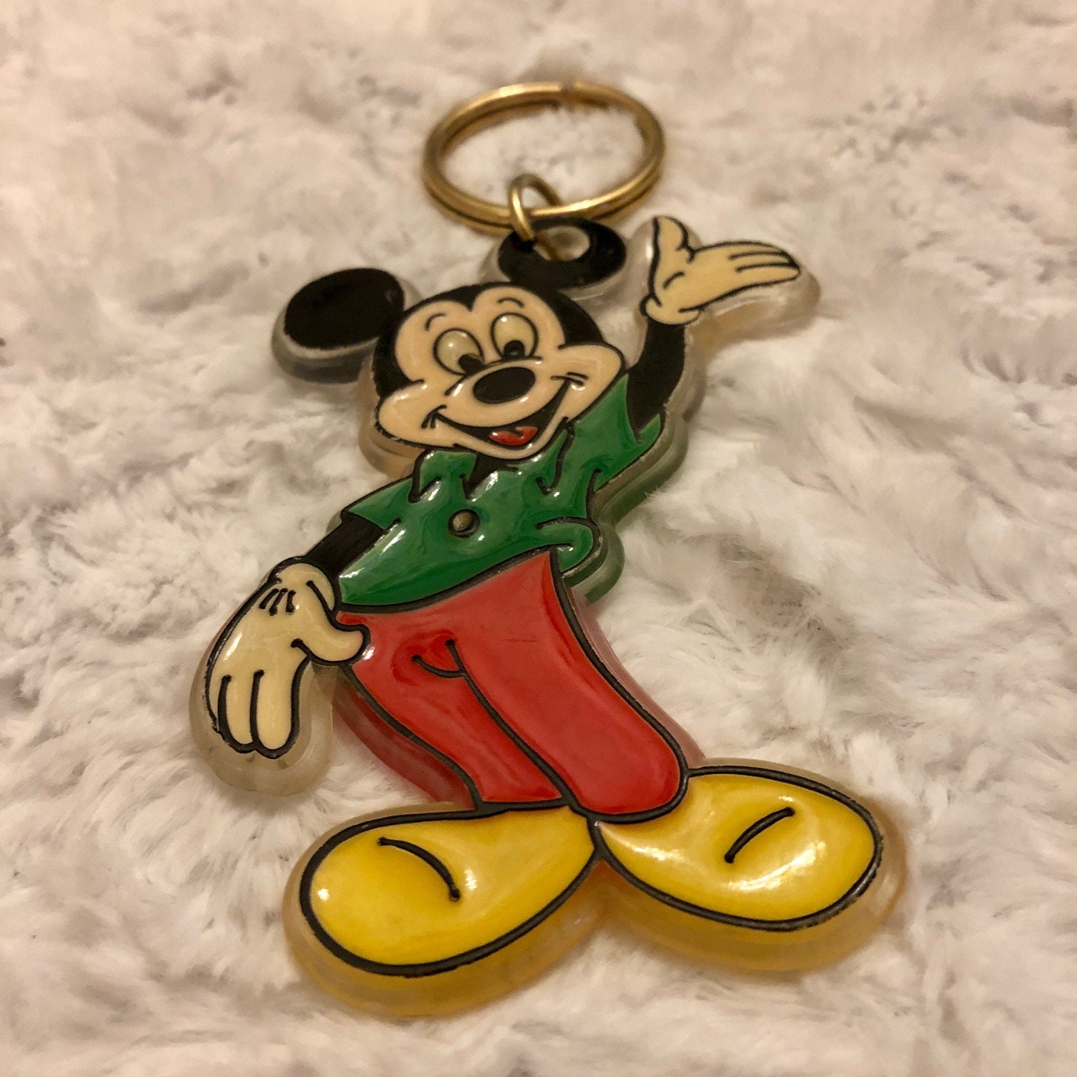 70's Walt Disney Productions Mickey Mouse Key Chain 1970s Etsy Israel