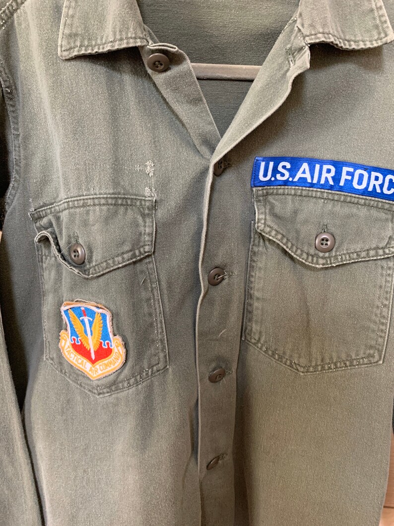 Army Fatigue Air Force Ones 4 Vintage Trooper Fatigues U.S Air Force Tactical Air Command Etsy