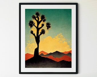 Joshua Tree National Park Print, Joshua Tree National Park Poster, Joshua Tree Print, Joshua Tree Photo, Joshua Tree Wall Art, Cactus Print