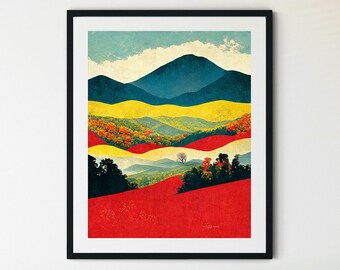 Shenandoah National Park Print, Shenandoah National Park Poster, Shenandoah Valley Print, Shenandoah Wall Art, Blue Ridge Mountains